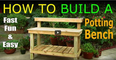 DIY Potting Bench