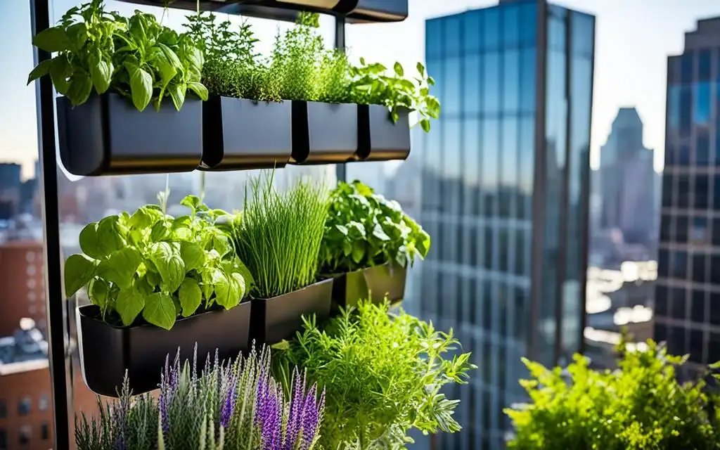 urban herb garden